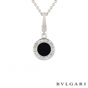Bvlgari Bvlgari White Gold and Onyx Pendant